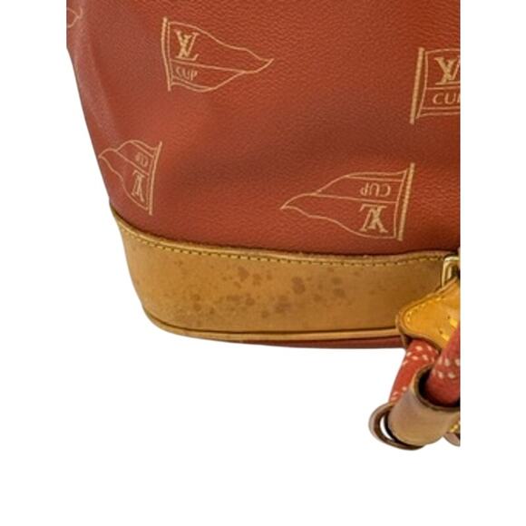 Louis Vuitton  Canvas Americas Cup 1995 Saint Tropez Drawstring Bag Red - Picture 10 of 16